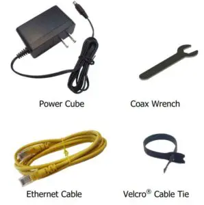 Packaged with your MG7540 modem or router