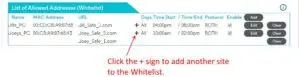 Setting up a Whitelist Fig 2