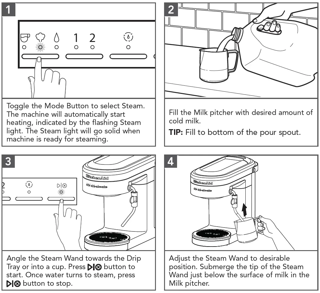 KitchenAid KES6403 Espresso Machine-11