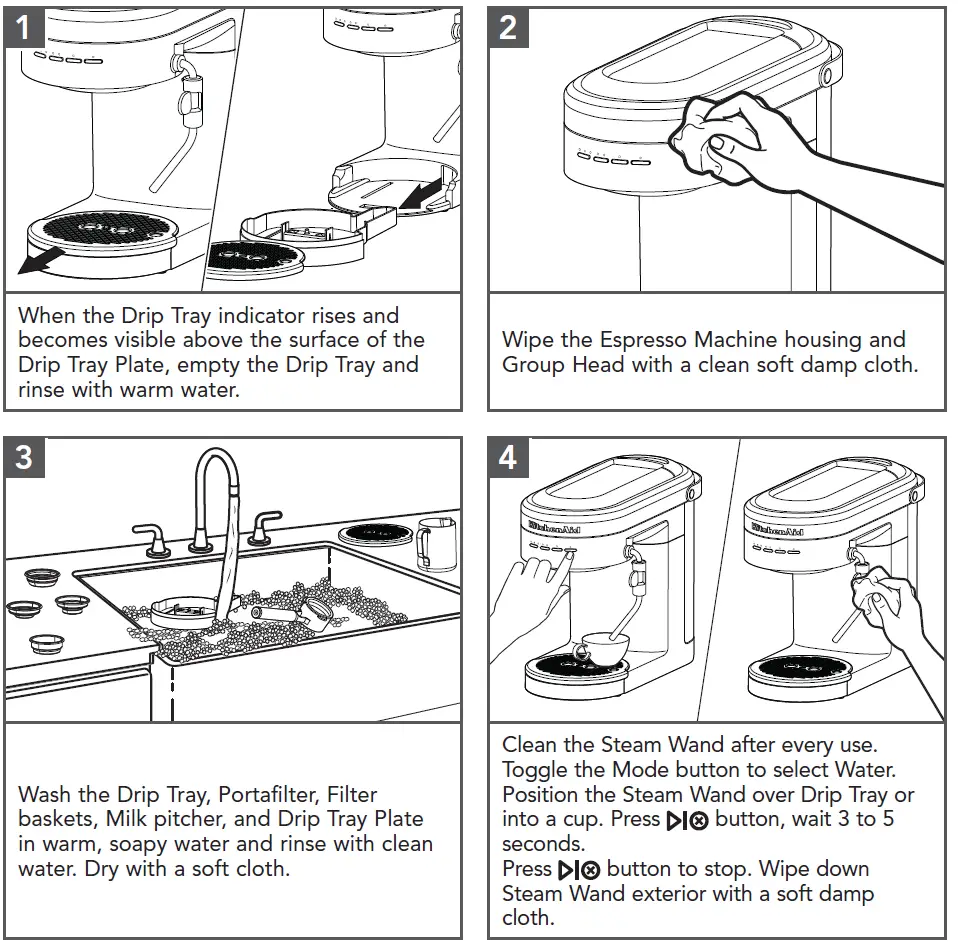 KitchenAid KES6403 Espresso Machine-17