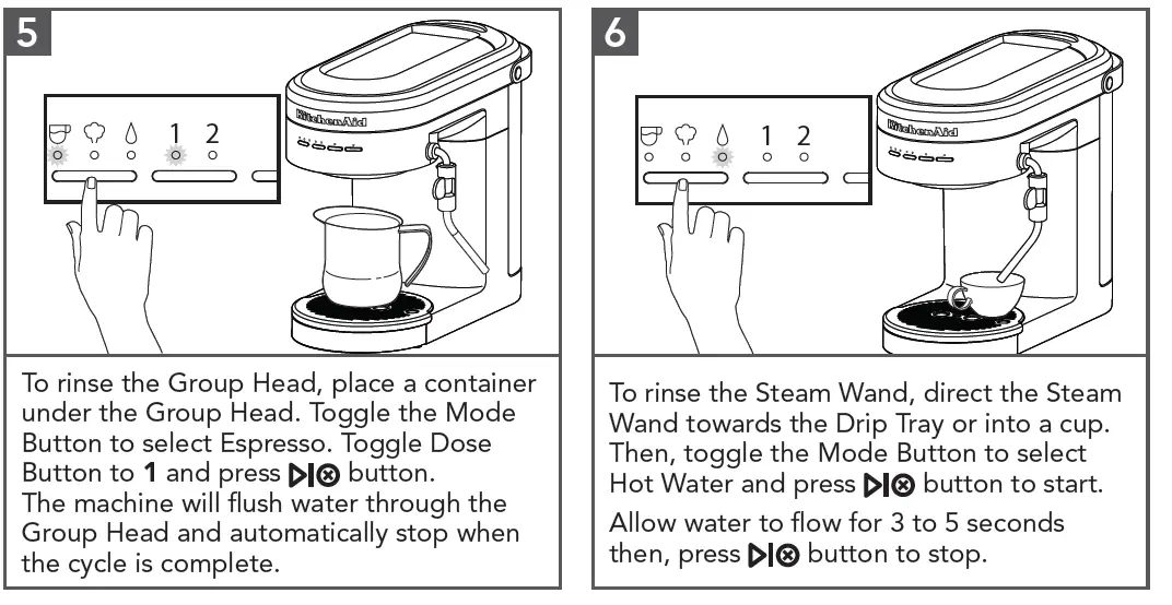 KitchenAid KES6403 Espresso Machine-7