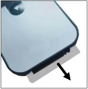 Remove protective film and battery tab