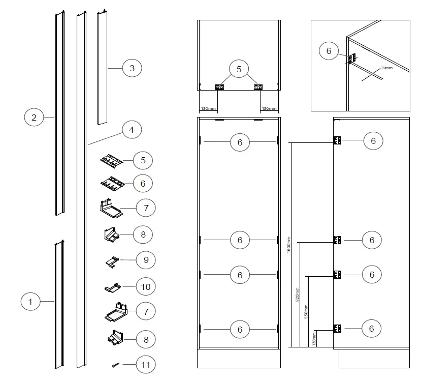 FISHER PAYKEL RB601V18M FP GB IE Refrigerator and Freezer fig2