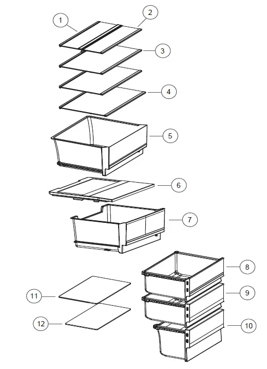 FISHER PAYKEL RB601V18M FP GB IE Refrigerator and Freezer fig4