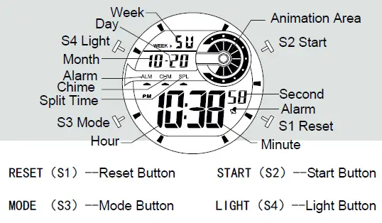 HEAD Digital Watch Tokyo fig 1