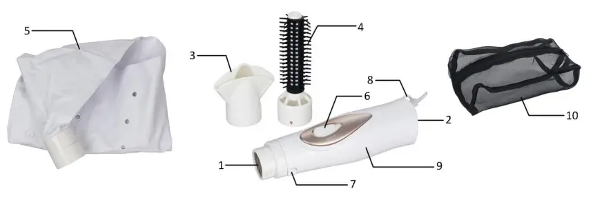 emerio HDH-126430 Hair Dryer Hood fig2