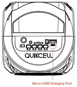 QUIKCELL ZQS1419 Wireless Party Speaker- Charging Port