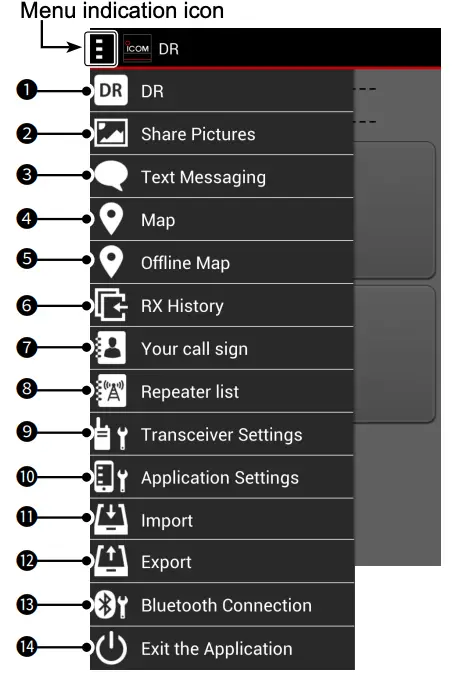 Menu item description