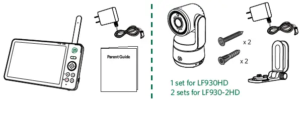 LeapFrog LF930HD 7 Inch High Definition Pan and Tilt Monitor FIG 1