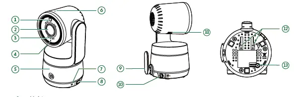 LeapFrog LF930HD 7 Inch High Definition Pan and Tilt Monitor FIG 12