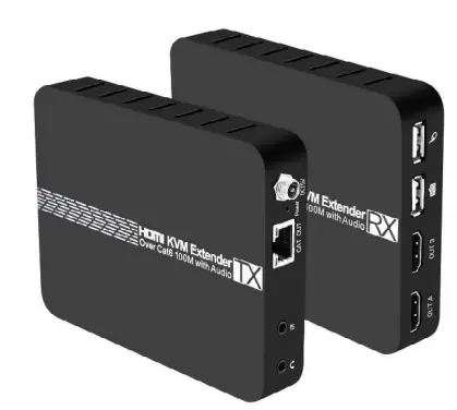 J-TECH DIGITAL JTD-677 4K HDMI 100M KVM Extender fig1