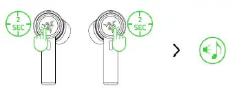 RAZER 382 Wireless Earphones 14