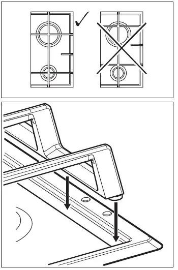 AEG HGB64400SM 60cm Slimline Gas Hob fig 12