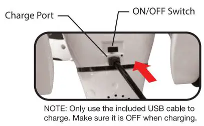Gold Light Toys Factory JG2021D24GR Toy RC Robotic Robotosaur Trainable Instruction Manual - Charging Your Robotosaur