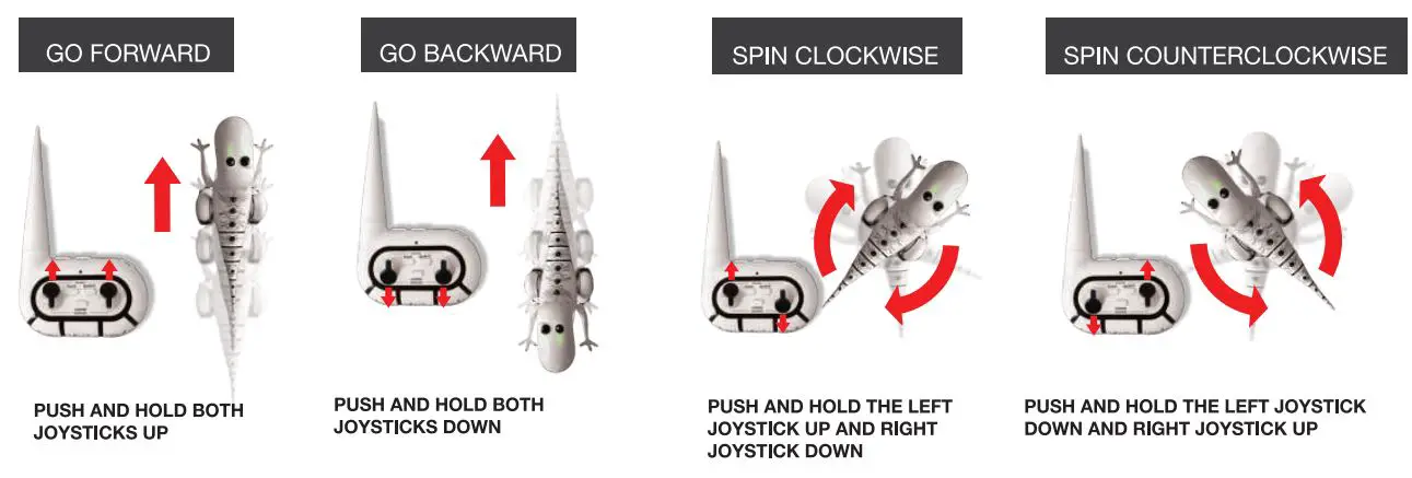 Gold Light Toys Factory JG2021D24GR Toy RC Robotic Robotosaur Trainable Instruction Manual - How to use