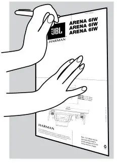 JBL Arena 6IW - Determine the correct speaker location