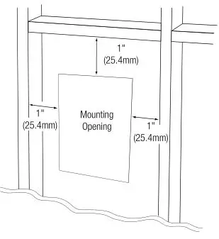 JBL Arena 6IW - Ensure that the drywall