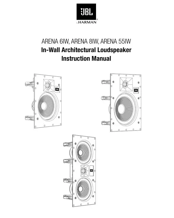 JBL Arena 6IW Manual