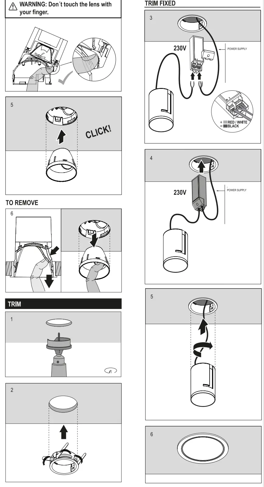 FLOS Light Shadow Pro 60 Fixed Optic Spot - FIG 1