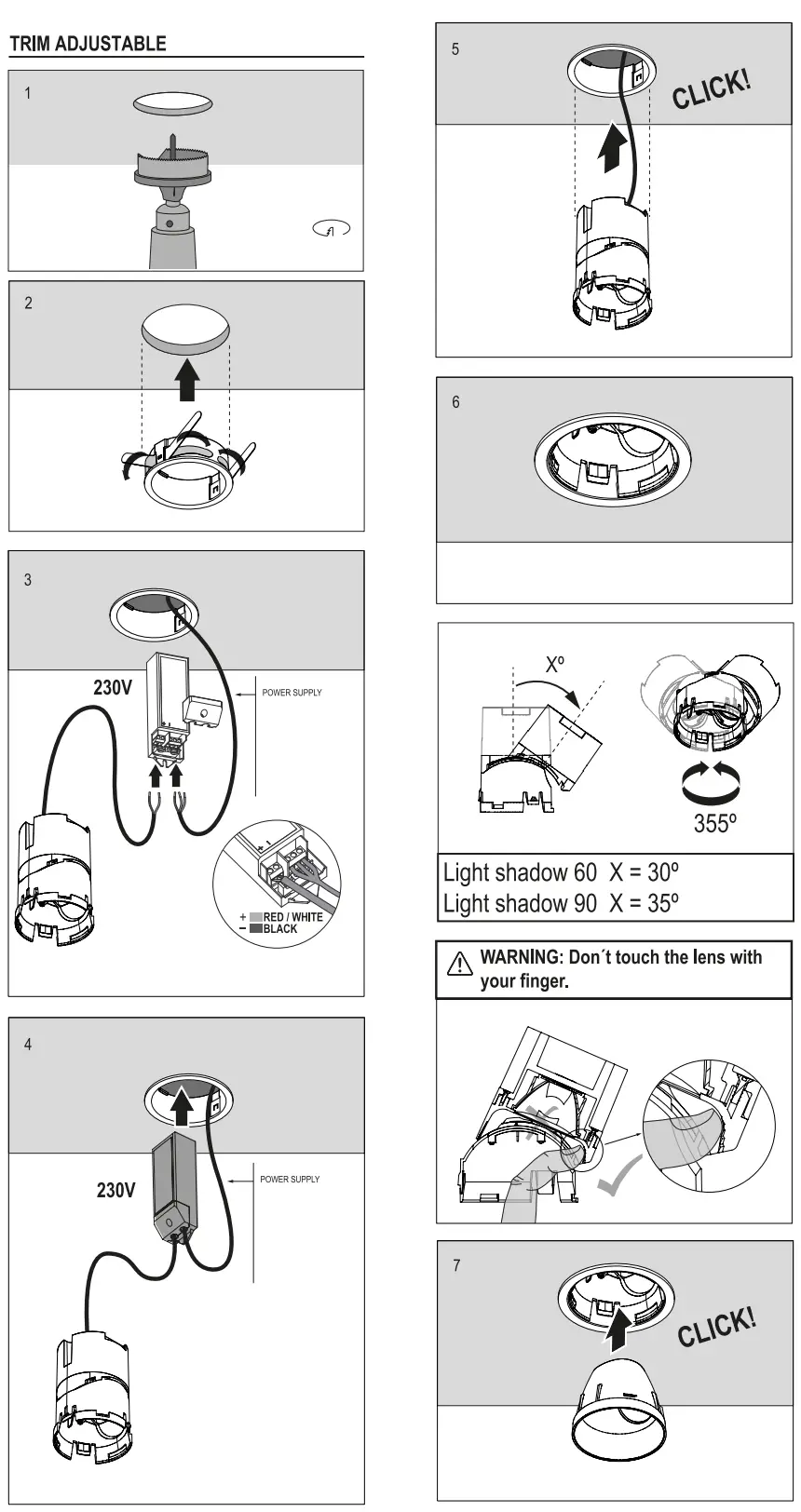 FLOS Light Shadow Pro 60 Fixed Optic Spot - FIG 2