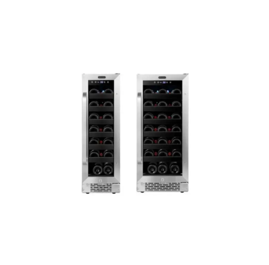 Whynter 12 15 Inch Built-in 20 33 Bottle Undercounter Stainless Steel Wine Refrigerator Instruction Manual