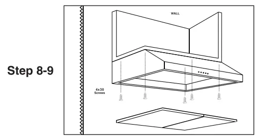 COSMO UMC Series UMC30 Under Cabinet Range Hood - stop 8