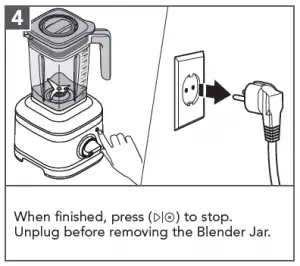 removing blender jar