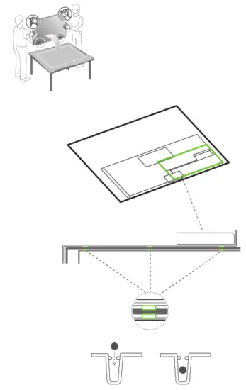 LG WB21EB 2021 Slim Wall Mount - TV down
