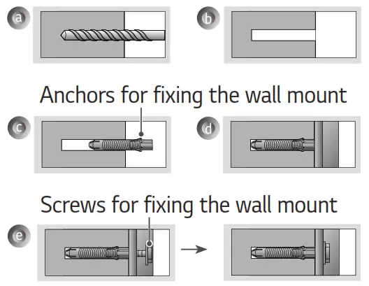 LG WB21EB 2021 Slim Wall Mount - concrete