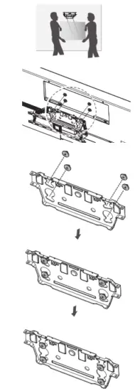 LG WB21EB 2021 Slim Wall Mount - damage