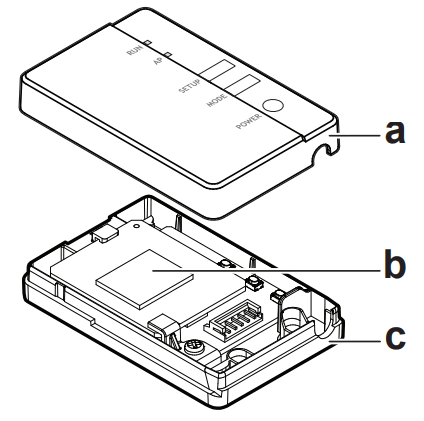 DAIKIN BRP069C81 Wireless LAN Connecting Adapter - electrical 1