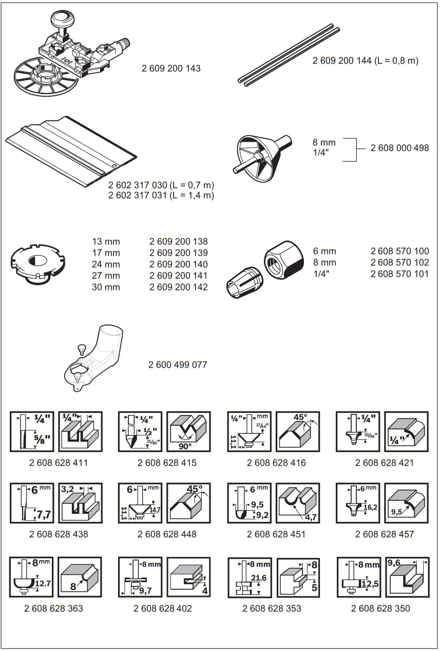 BOSCH GOF 130 Professional Heavy Router Machine - fig5