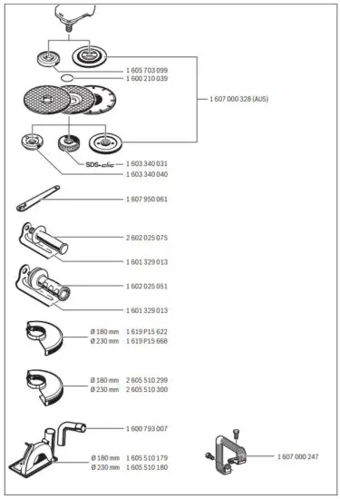 BOSCH GWS 2200 Professional Angle Grinder - Cutting Meta 3