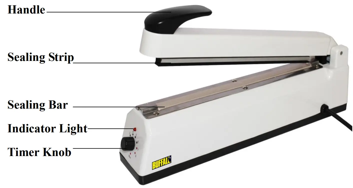 BUFFALO GJ459 Bag Sealer Controls