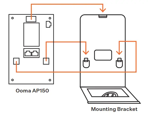 Desktop Mounting Bracket and Attach the AP150
