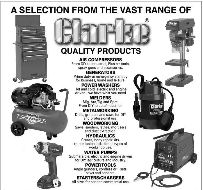 Clarke BOXER II 200L BELT DRIVEN AIR COMPRESSOR - OVERVIEW