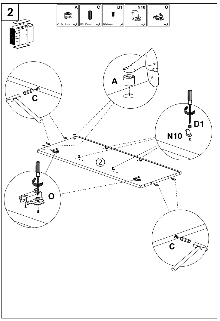 INOSIGN 4393765623 Highboard 112cm Contemporary Genius - fig3