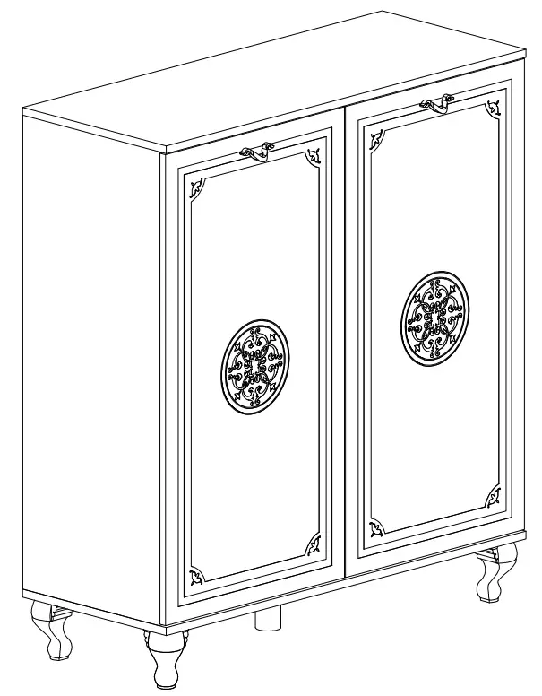 INOSIGN 4393765623 Highboard 112cm Contemporary Genius