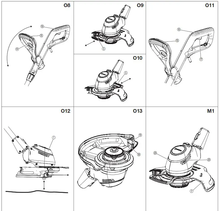 GARDENA EasyCut 450 25 Grass Trimmer - overview 3