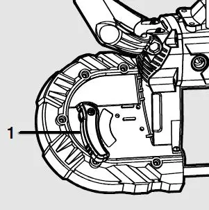 WEN 20496 20V Cordless Portable Band Saw 11