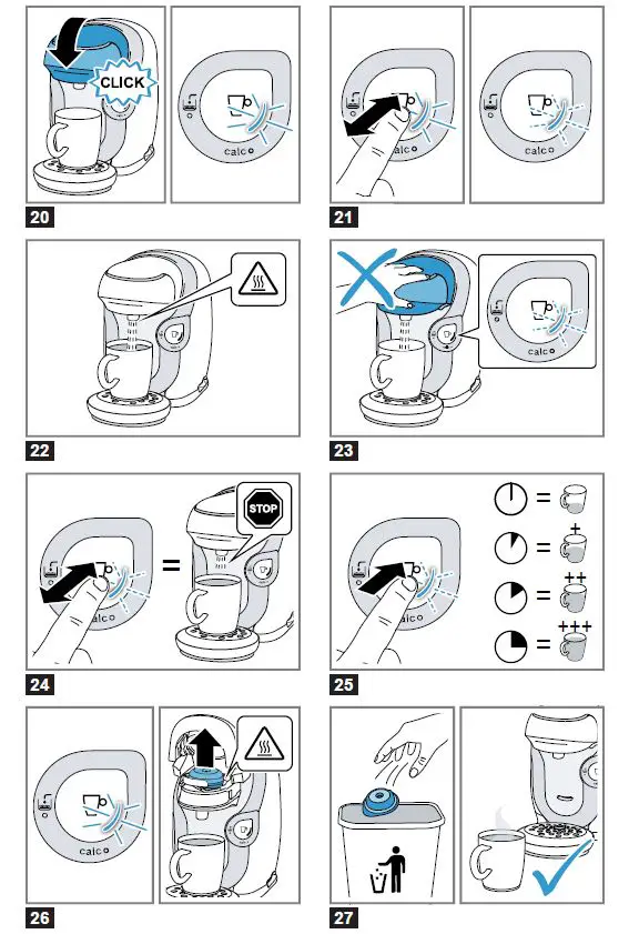 BOSCH TAS110x Tassimo Style Automatic Coffee Machine fig-10