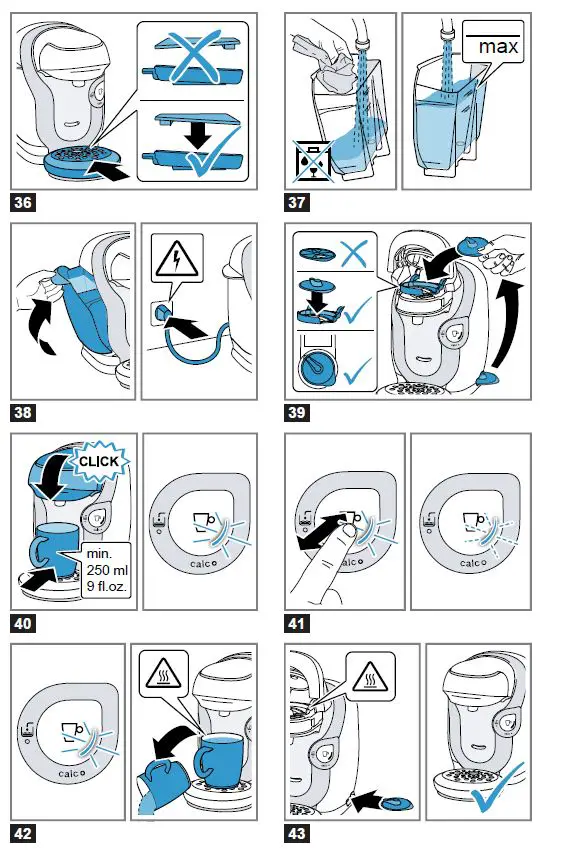 BOSCH TAS110x Tassimo Style Automatic Coffee Machine fig-12