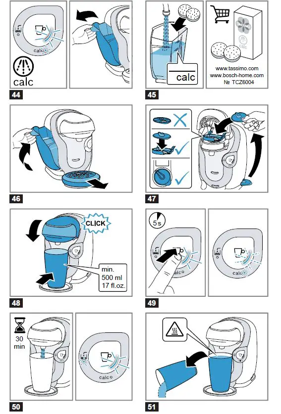 BOSCH TAS110x Tassimo Style Automatic Coffee Machine fig-13