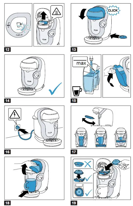 BOSCH TAS110x Tassimo Style Automatic Coffee Machine fig-9
