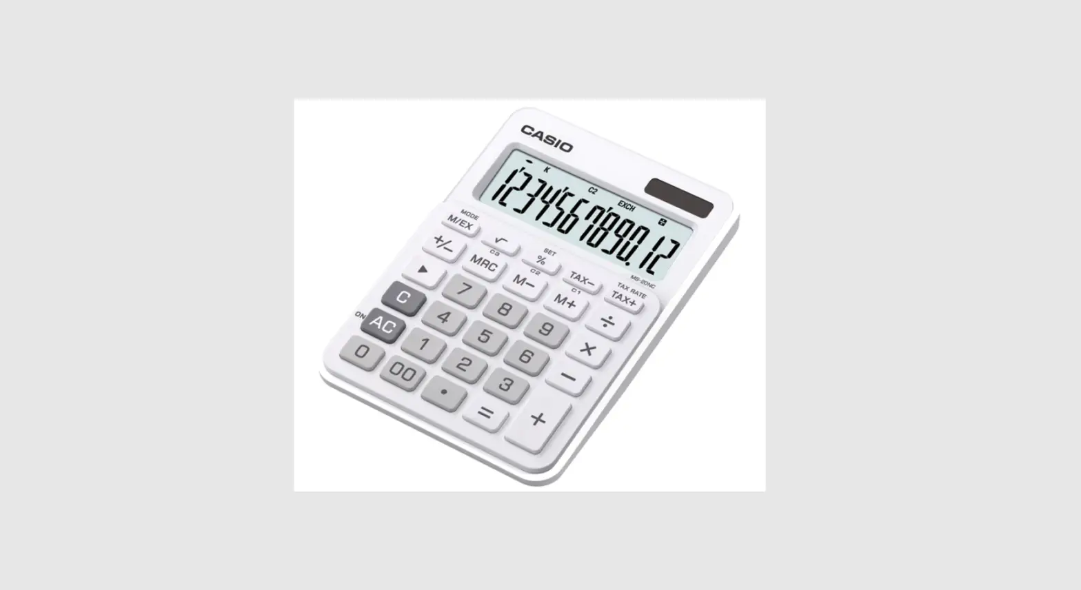 Casio Ms-20nc Color Selection Calculator User Guide