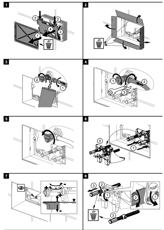 RAVAK X01454 Chrome Flush Plate Button - fig 2