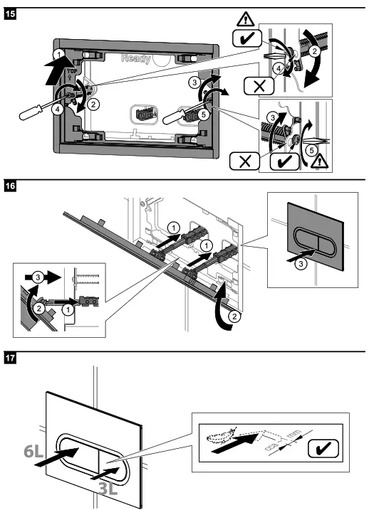 RAVAK X01454 Chrome Flush Plate Button - fig5