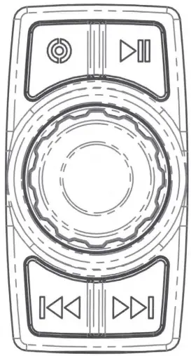 SSV WORKS MRB2R Bluetooth Rocker Switch Amplified Audio System -