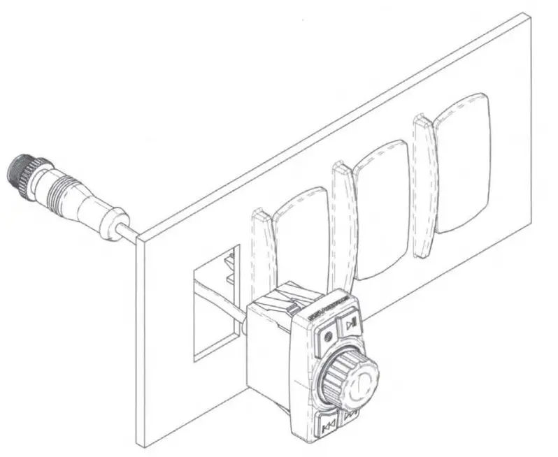 SSV WORKS MRB2R Bluetooth Rocker Switch Amplified Audio System - fig 5