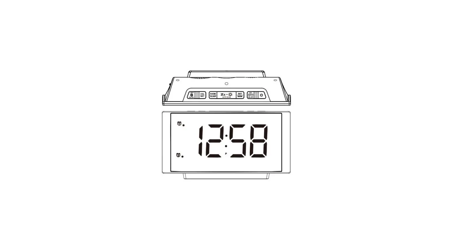 La Crosse Technology 617-89577v3 Curved Alarm Clock Instruction Manual La Crosse Technology 617-89577v3 Curved Alarm Clock Instruction Manual